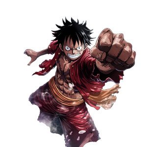 Luffy Gear 5 V10 Vinyl Car Decal Sticker – Waterproof & UV-Resistant 8"