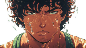 Baki Anime Character Vinyl Car Decal Sticker – Waterproof & UV-Resistant 8"