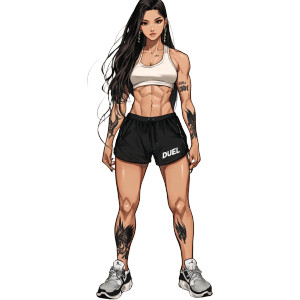 Anime Bodybuilder Duel Vinyl Car Decal Sticker – Waterproof & UV-Resistant 8" Anime Bodybuilder Duel Vinyl Car Decal Sticker – Waterproof & UV-Resistant 8"