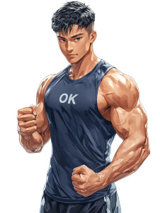 Muscular Anime Man V10 Vinyl Car Decal Sticker – Waterproof & UV-Resistant 8" Muscular Anime Man V10 Vinyl Car Decal Sticker – Waterproof & UV-Resistant 8"