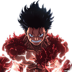 Luffy Gear 4 Portrait Vinyl Car Decal Sticker – Waterproof & UV-Resistant 8"