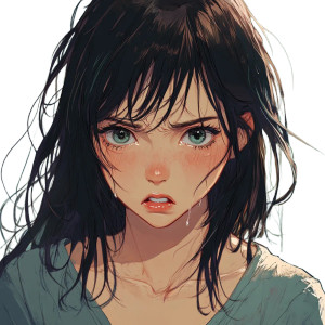 Anime Girl Crying Vinyl Car Decal Sticker – Waterproof & UV-Resistant 8" Anime Girl Crying Vinyl Car Decal Sticker – Waterproof & UV-Resistant 8"