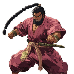 Anime Fighter Character V2 Vinyl Car Decal Sticker – Waterproof & UV-Resistant 8"