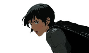 Surprised Anime Warrior Vinyl Car Decal Sticker – Waterproof & UV-Resistant 8"