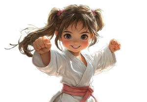 Michalina'S Karate Fun Vinyl Car Decal Sticker – Waterproof & UV-Resistant 8"