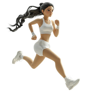 Running Girl Sculpture Vinyl Car Decal Sticker – Waterproof & UV-Resistant 8" Running Girl Sculpture Vinyl Car Decal Sticker – Waterproof & UV-Resistant 8"