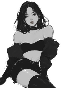 Pumpy Girl Ck V2 Vinyl Car Decal Sticker – Waterproof & UV-Resistant 8"