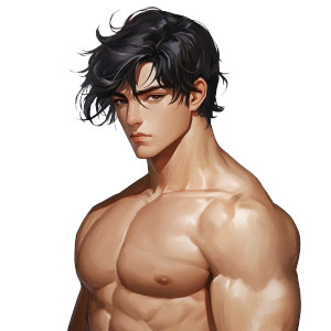 Muscular Anime Man V13 Vinyl Car Decal Sticker – Waterproof & UV-Resistant 8" Muscular Anime Man V13 Vinyl Car Decal Sticker – Waterproof & UV-Resistant 8"