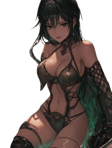 Yuffie At Spa V2 Vinyl Car Decal Sticker – Waterproof & UV-Resistant 8" Yuffie At Spa V2 Vinyl Car Decal Sticker – Waterproof & UV-Resistant 8"