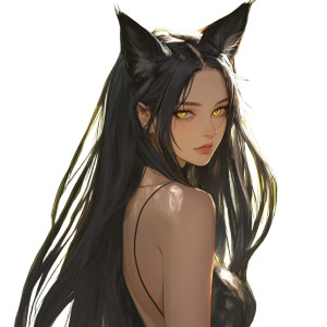 Fox-Eared Girl Vinyl Car Decal Sticker – Waterproof & UV-Resistant 8" Fox-Eared Girl Vinyl Car Decal Sticker – Waterproof & UV-Resistant 8"