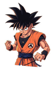 Goku Dj Vinyl Car Decal Sticker – Waterproof & UV-Resistant 8" Goku Dj Vinyl Car Decal Sticker – Waterproof & UV-Resistant 8"