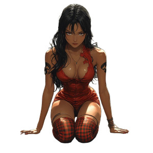 Empress Boa Hancock V3 Vinyl Car Decal Sticker – Waterproof & UV-Resistant 8"