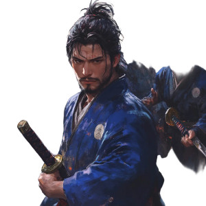 Samurai Group Anime Vinyl Car Decal Sticker – Waterproof & UV-Resistant 8"