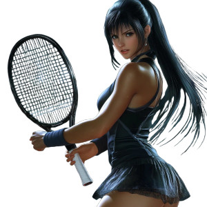 Tifa Playing Tennis Vinyl Car Decal Sticker – Waterproof & UV-Resistant 8" Tifa Playing Tennis Vinyl Car Decal Sticker – Waterproof & UV-Resistant 8"