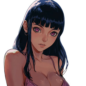 Hinata At Beach Vinyl Car Decal Sticker – Waterproof & UV-Resistant 8"