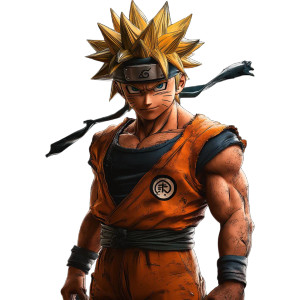 Naruto Goku Fusion Vinyl Car Decal Sticker – Waterproof & UV-Resistant 8" Naruto Goku Fusion Vinyl Car Decal Sticker – Waterproof & UV-Resistant 8"