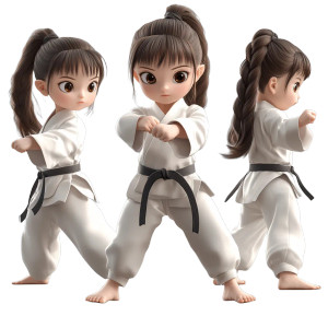 Taekwondo Girl Kicking Vinyl Car Decal Sticker – Waterproof & UV-Resistant 8" Taekwondo Girl Kicking Vinyl Car Decal Sticker – Waterproof & UV-Resistant 8"