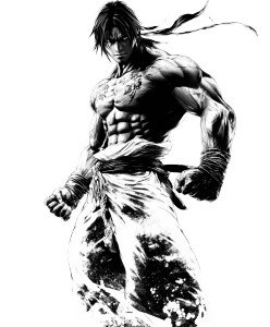 Hwoarang Illustration Vinyl Car Decal Sticker – Waterproof & UV-Resistant 8"