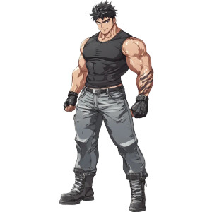 Anime Body Builder V4 Vinyl Car Decal Sticker – Waterproof & UV-Resistant 8" Anime Body Builder V4 Vinyl Car Decal Sticker – Waterproof & UV-Resistant 8"