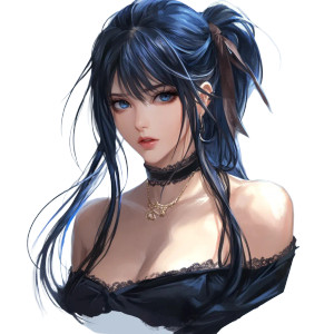 Blue-Haired Woman V3 Vinyl Car Decal Sticker – Waterproof & UV-Resistant 8" Blue-Haired Woman V3 Vinyl Car Decal Sticker – Waterproof & UV-Resistant 8"