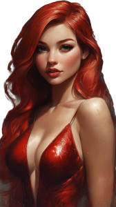 Jessica Rabbit V3 Vinyl Car Decal Sticker – Waterproof & UV-Resistant 8"