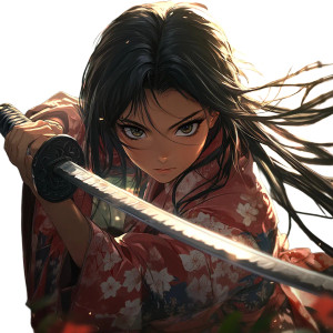 Anime Katana Warrior Vinyl Car Decal Sticker – Waterproof & UV-Resistant 8" Anime Katana Warrior Vinyl Car Decal Sticker – Waterproof & UV-Resistant 8"