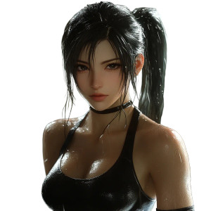 Tifa Vinyl Car Decal Sticker – Waterproof & UV-Resistant 8" Tifa Vinyl Car Decal Sticker – Waterproof & UV-Resistant 8"