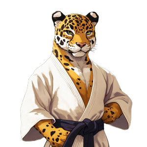 Judo Jaguar Vinyl Car Decal Sticker – Waterproof & UV-Resistant 8" Judo Jaguar Vinyl Car Decal Sticker – Waterproof & UV-Resistant 8"