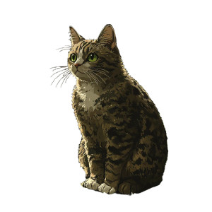 Stray Miyazaki Cat Vinyl Car Decal Sticker – Waterproof & UV-Resistant 8" Stray Miyazaki Cat Vinyl Car Decal Sticker – Waterproof & UV-Resistant 8"