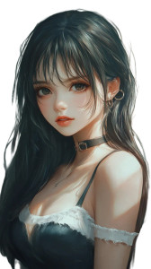 Manga Girl Portrait V2 Vinyl Car Decal Sticker – Waterproof & UV-Resistant 8" Manga Girl Portrait V2 Vinyl Car Decal Sticker – Waterproof & UV-Resistant 8"