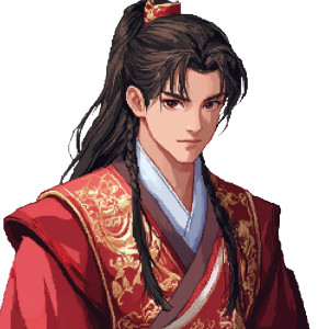 Chinese Pixel Character Vinyl Car Decal Sticker – Waterproof & UV-Resistant 8"