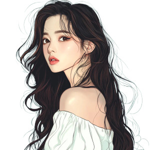 Korean Style Illustration Vinyl Car Decal Sticker – Waterproof & UV-Resistant 8" Korean Style Illustration Vinyl Car Decal Sticker – Waterproof & UV-Resistant 8"