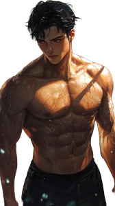 Hot Anime Man Vinyl Car Decal Sticker – Waterproof & UV-Resistant 8"