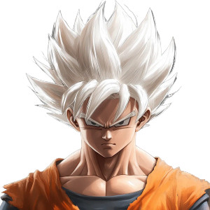 Goku White Hair Vinyl Car Decal Sticker – Waterproof & UV-Resistant 8" Goku White Hair Vinyl Car Decal Sticker – Waterproof & UV-Resistant 8"