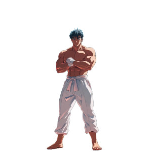 Anime Workout Scene V3 Vinyl Car Decal Sticker – Waterproof & UV-Resistant 8"