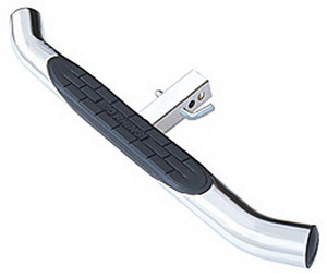 Chrome Plated Steel Truck Step | Go Rhino | Fits 2 Inch Receivers | 36 Inch Width | Easy Bed Access | Molded Bumper Protection Chrome Plated Steel Truck Step | Go Rhino | Fits 2 Inch Receivers | 36 Inch Width | Easy Bed Access | Molded Bumper Protection