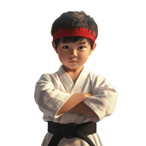 Young Karate Boy Vinyl Car Decal Sticker – Waterproof & UV-Resistant 8" Young Karate Boy Vinyl Car Decal Sticker – Waterproof & UV-Resistant 8"