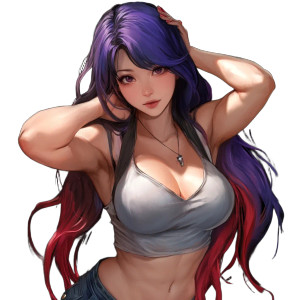 Anime Woman Purple Hair Vinyl Car Decal Sticker – Waterproof & UV-Resistant 8" Anime Woman Purple Hair Vinyl Car Decal Sticker – Waterproof & UV-Resistant 8"