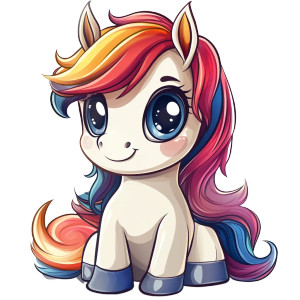 Chibi Unicorn Vinyl Car Decal Sticker – Waterproof & UV-Resistant 8" Chibi Unicorn Vinyl Car Decal Sticker – Waterproof & UV-Resistant 8"