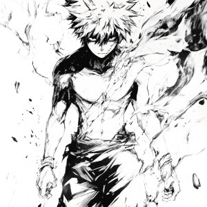 Bakugo As Shinigami Vinyl Car Decal Sticker – Waterproof & UV-Resistant 8"