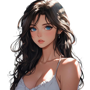 Anime Woman Portrait V10 Vinyl Car Decal Sticker – Waterproof & UV-Resistant 8" Anime Woman Portrait V10 Vinyl Car Decal Sticker – Waterproof & UV-Resistant 8"