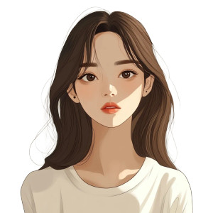 Korean Cartoon Woman Vinyl Car Decal Sticker – Waterproof & UV-Resistant 8" Korean Cartoon Woman Vinyl Car Decal Sticker – Waterproof & UV-Resistant 8"