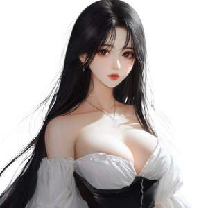 Anime Girl Portrait V34 Vinyl Car Decal Sticker – Waterproof & UV-Resistant 8"