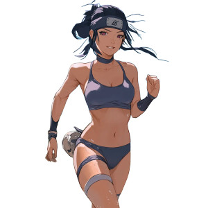 Anko Running Vinyl Car Decal Sticker – Waterproof & UV-Resistant 8"