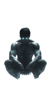 Determined Glowing Eyes Vinyl Car Decal Sticker – Waterproof & UV-Resistant 8"