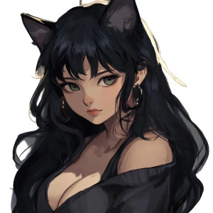 Anime Cat Girl Vinyl Car Decal Sticker – Waterproof & UV-Resistant 8" Anime Cat Girl Vinyl Car Decal Sticker – Waterproof & UV-Resistant 8"