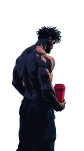 Shredded Gym Man Vinyl Car Decal Sticker – Waterproof & UV-Resistant 8"