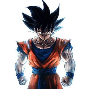 Goku V9 Vinyl Car Decal Sticker – Waterproof & UV-Resistant 8"