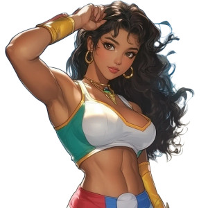 Captain Planet Woman Vinyl Car Decal Sticker – Waterproof & UV-Resistant 8"