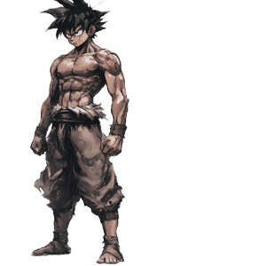 Gokuh Luffy Fusion Vinyl Car Decal Sticker – Waterproof & UV-Resistant 8"